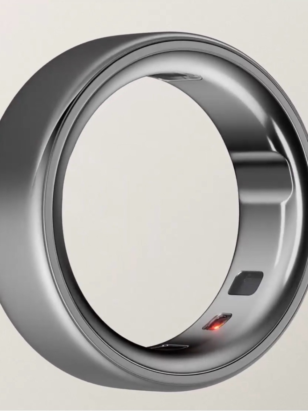 Oura Ring 4 Silver , Size 9 with charger
